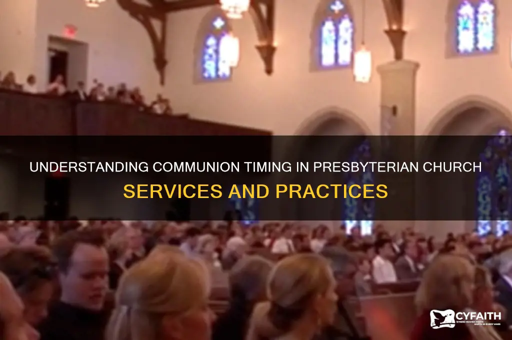 when is communion in presbyterian church