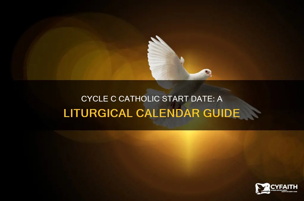 when is cycle c start catholic