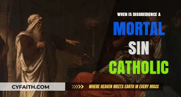 Disobedience and Mortal Sin: Catholic Teachings Explained