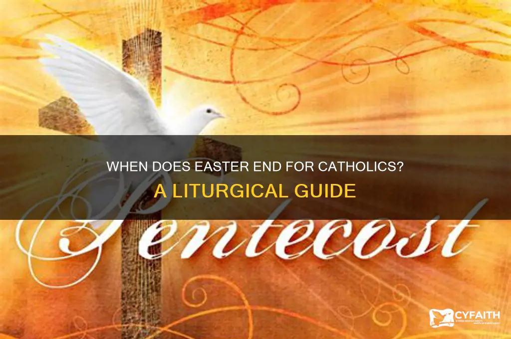 when is easter over for catholics