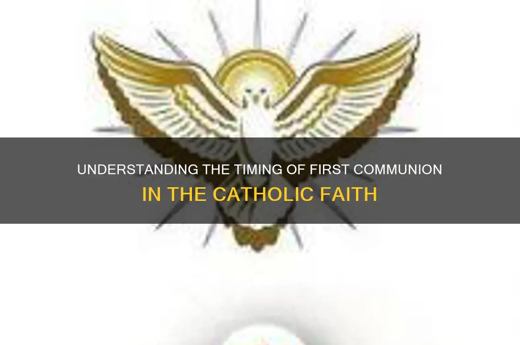 when is first communion for catholics