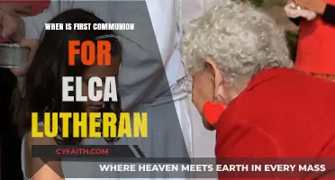 Understanding First Communion in the ELCA Lutheran Tradition