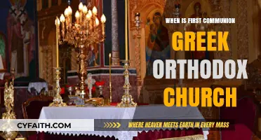 Understanding the Timing of First Communion in Greek Orthodox Tradition