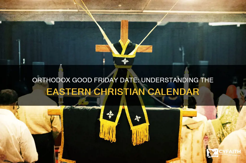 when is good friday for orthodox