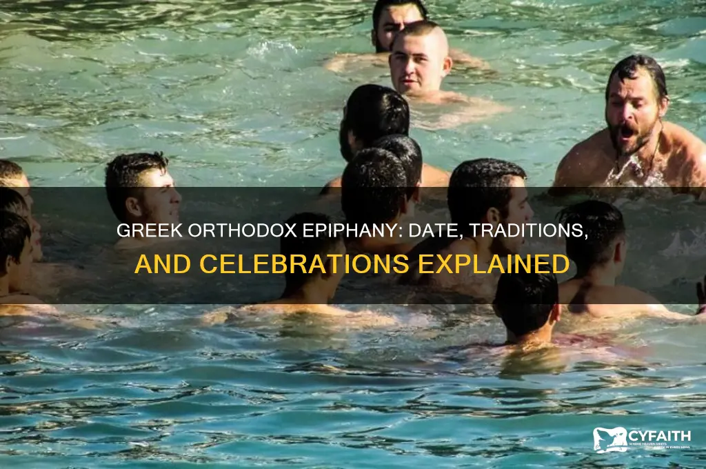 when is greek orthodox epiphany