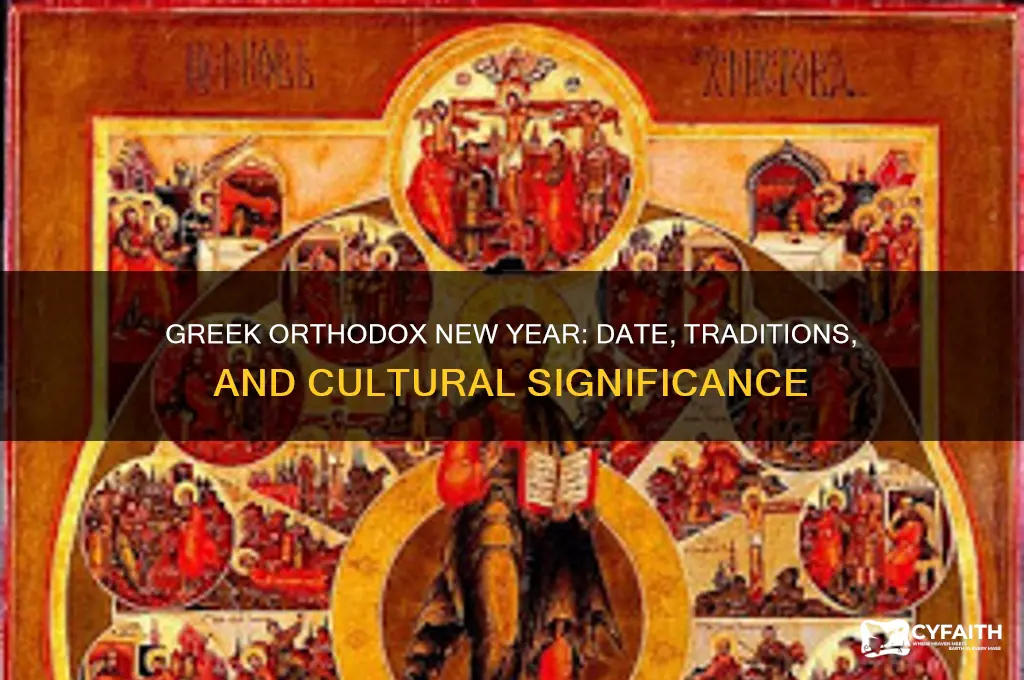 when is greek orthodox new year