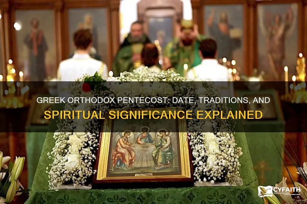 when is greek orthodox pentecost