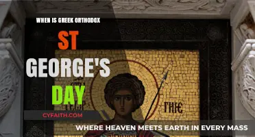 Greek Orthodox St. George's Day: Date and Traditions Explained