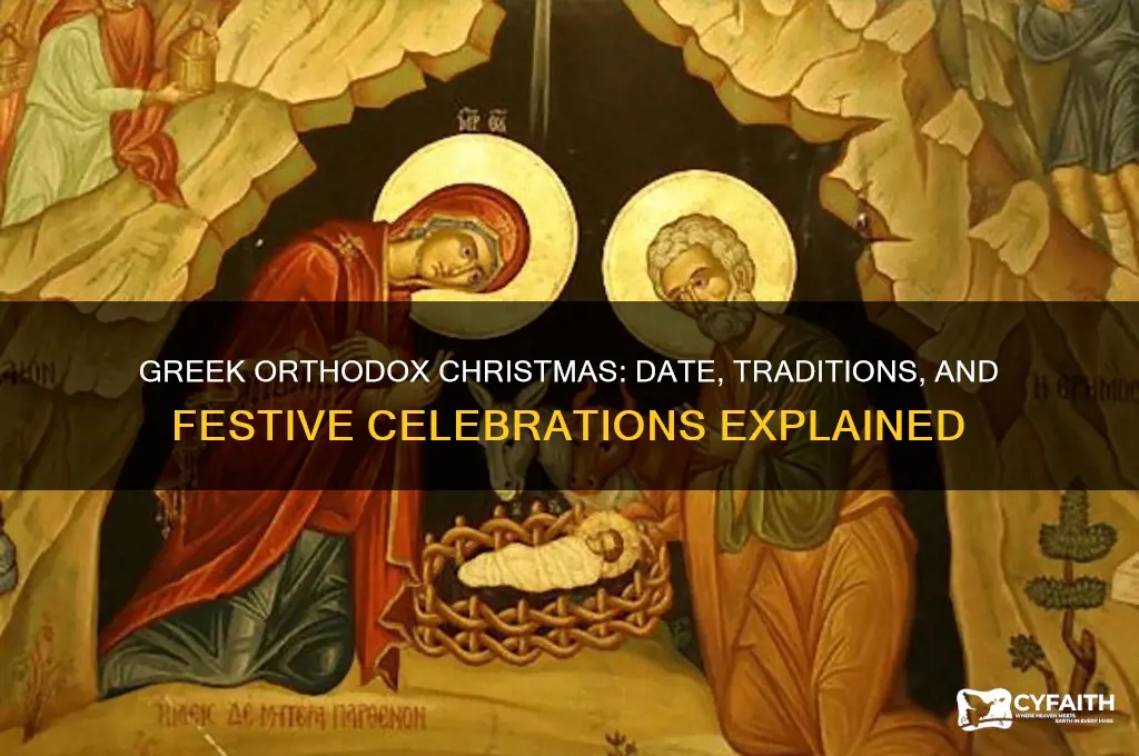 when is greek orthodox xmas
