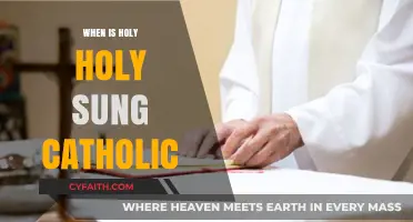 When Do Catholics Sing 'Holy, Holy, Holy' in Liturgy?
