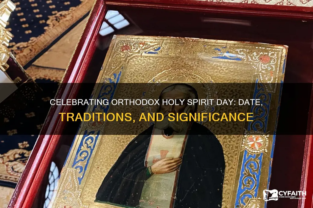 when is holy spirit day orthodox