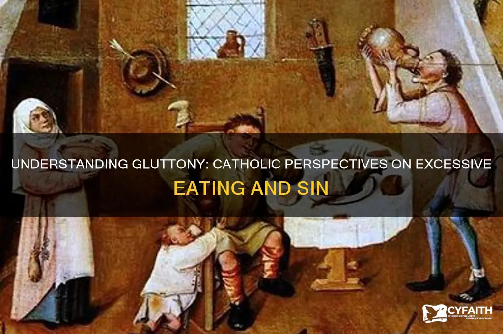 when is it gluttony catholic
