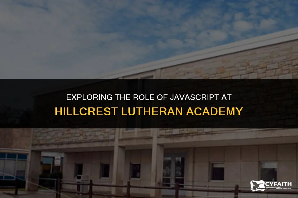 when is js for hillcrest lutheran academy