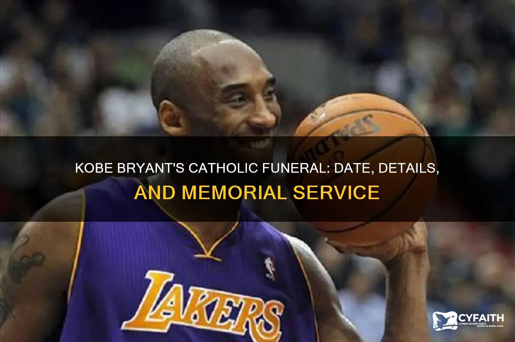 when is kobe bryant funeral catholic