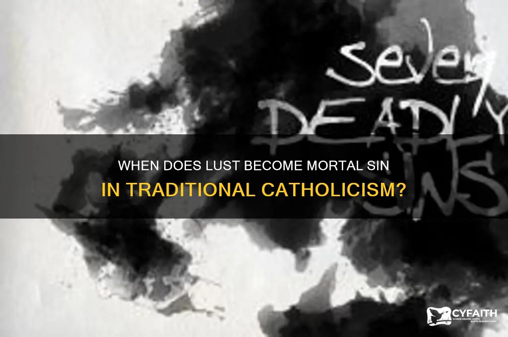 when is lust mortal traditional catholic