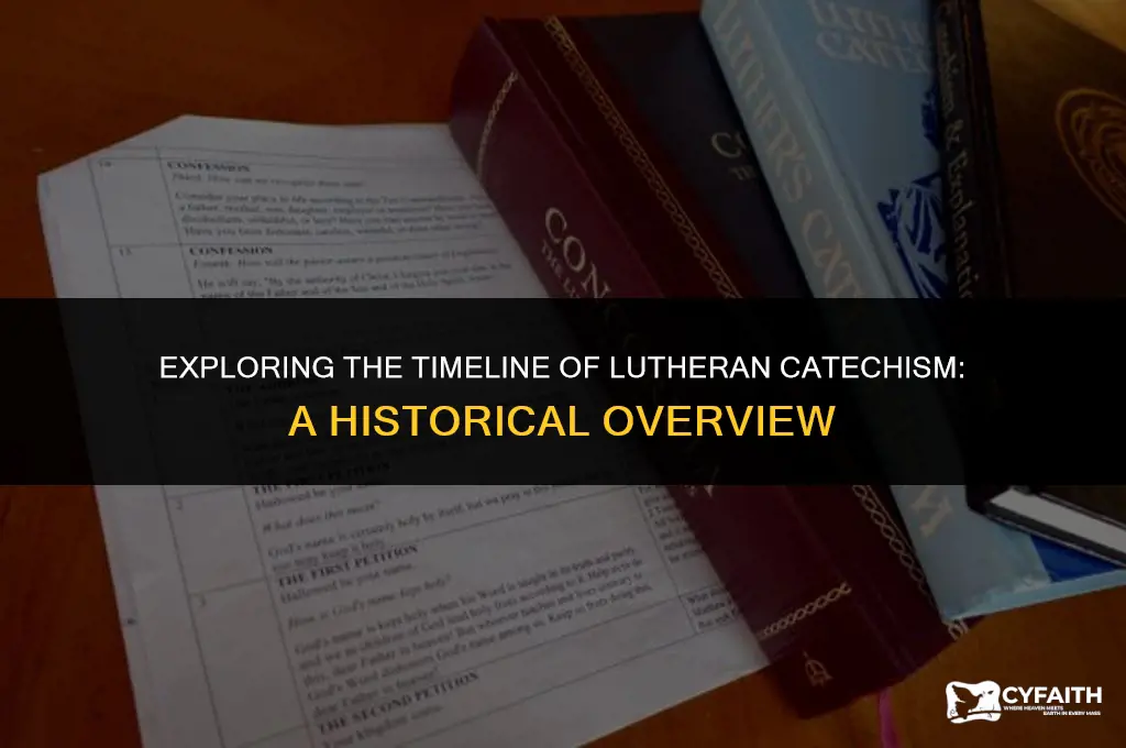 when is lutheran chatacisim
