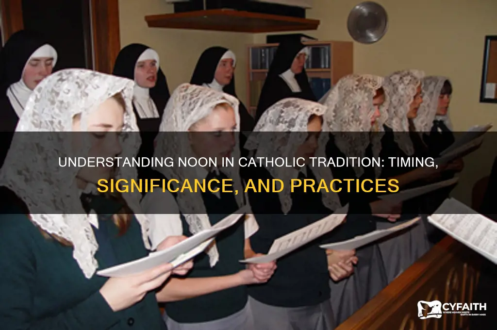 when is noon catholic