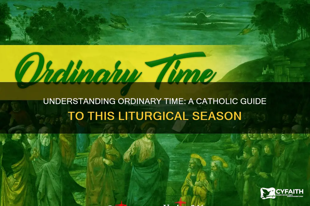 when is ordinary time catholic