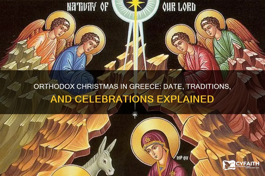 when is orthodox christmas in greece