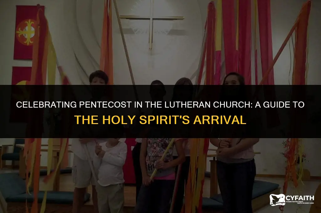 when is pentacost in the lutheran church