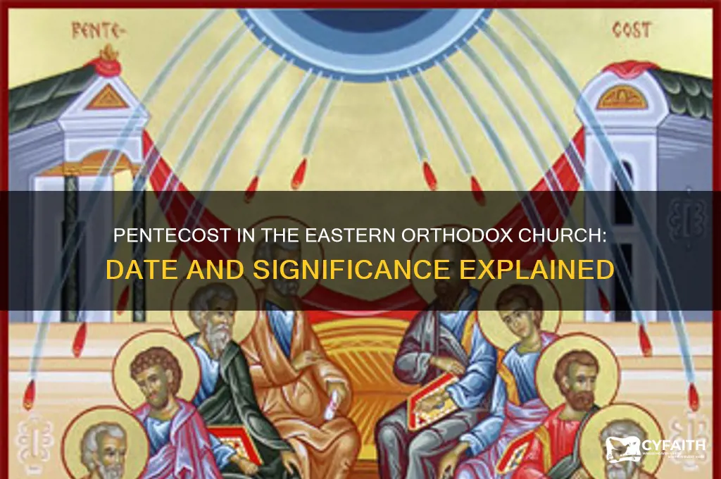 when is pentecost in eastern orthodox church