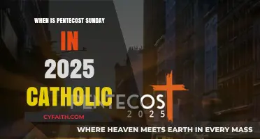 Pentecost Sunday in 2025: A Catholic Celebration