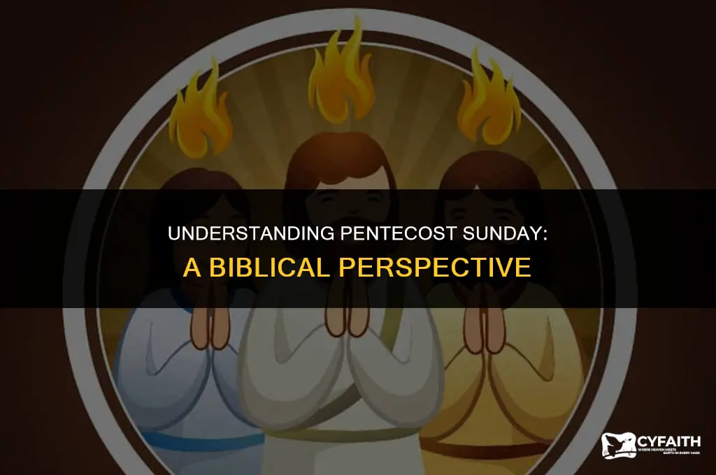 when is pentecost sunday in the bible
