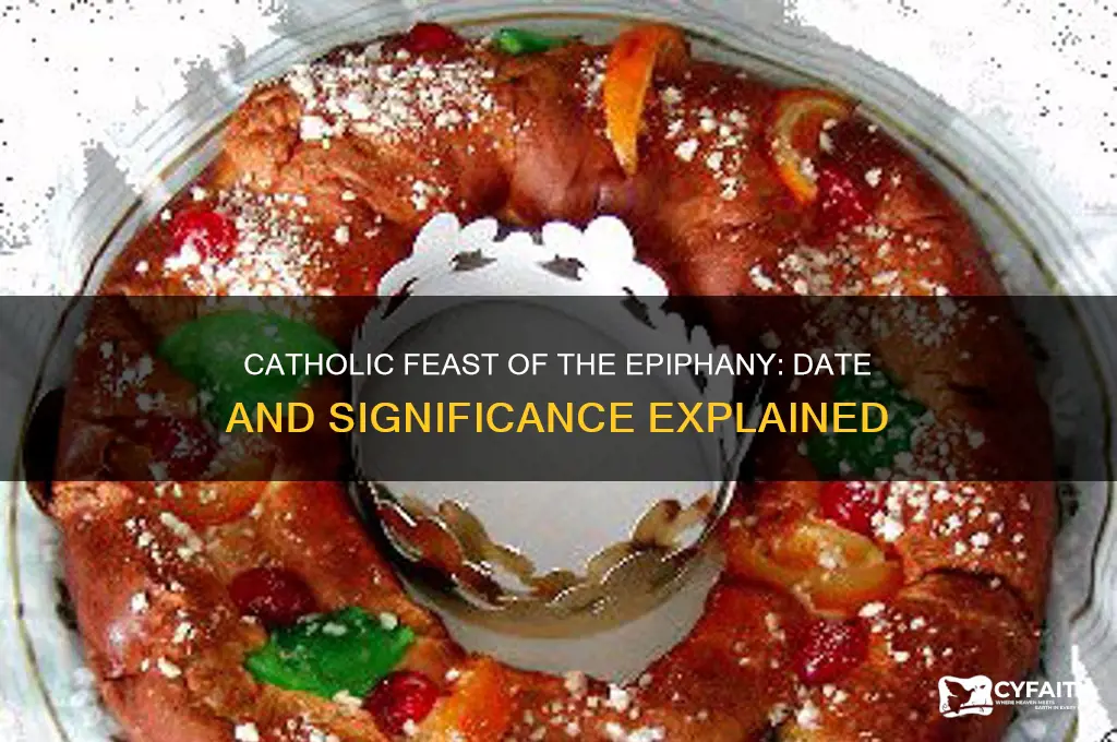 when is the catholic feast of the epiphany