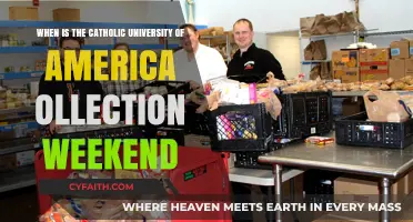 Catholic University of America Collection Weekend: Dates and Details