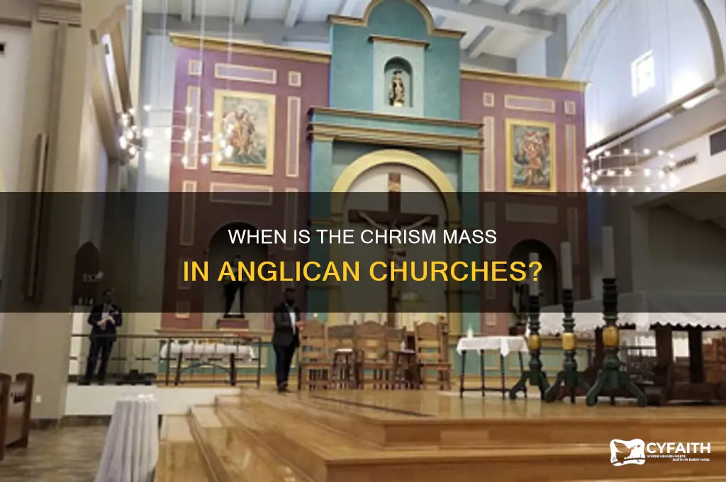 when is the chrism mass in anglican churches