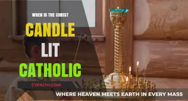 When Is the Christ Candle Lit in Catholic Tradition?