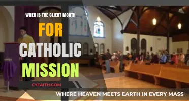 Catholic Mission Client Month: Understanding Its Timing and Significance
