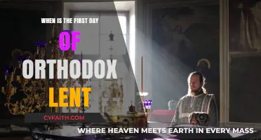 Orthodox Lent's Start: Understanding the First Day of Great Fasting