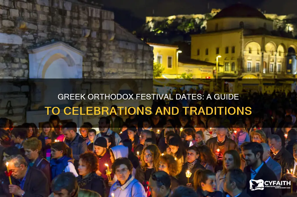 when is the greek orthodox festival