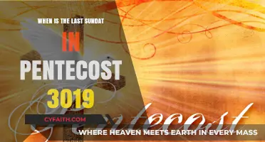 Exploring the Date of the Last Sunday in Pentecost 3019