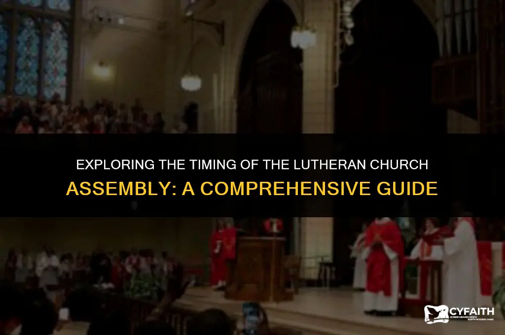 when is the lutheran church assembly