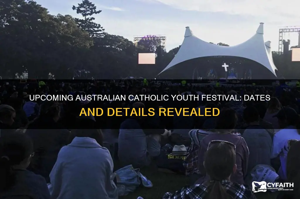 when is the next australian catholic youth festival