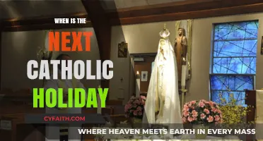 Upcoming Catholic Holidays: Dates and Celebrations to Mark Your Calendar
