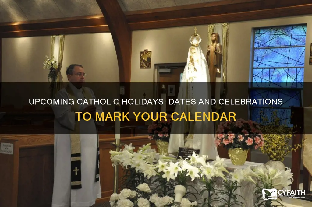 when is the next catholic holiday