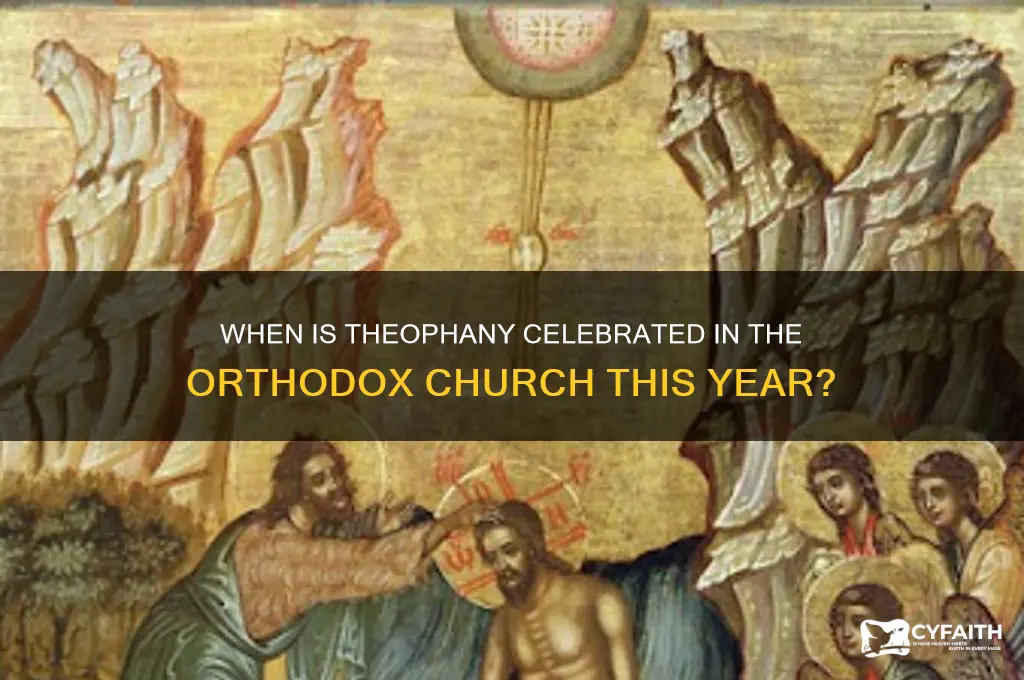 when is the orthodox holiday of theophany this year