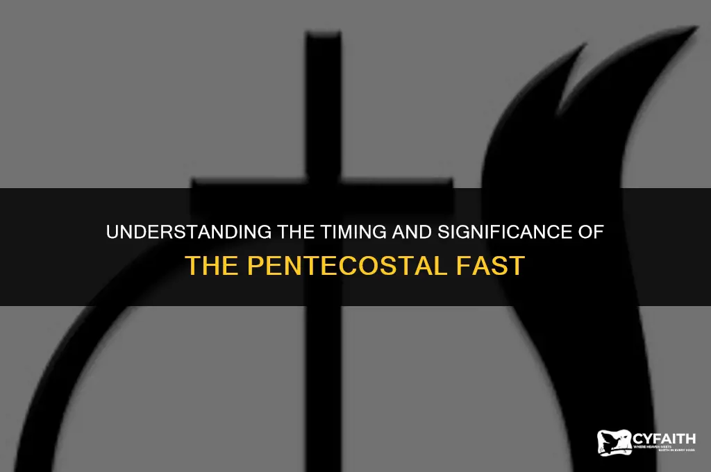 when is the pentecostal fast
