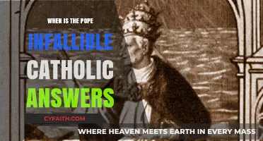 When Does Papal Infallibility Apply in Catholicism?