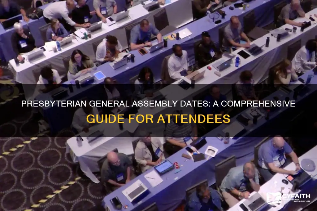 when is the presbyterian general assembly