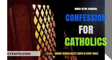 When Do Catholics Make General Confession: A Guide to the Rite