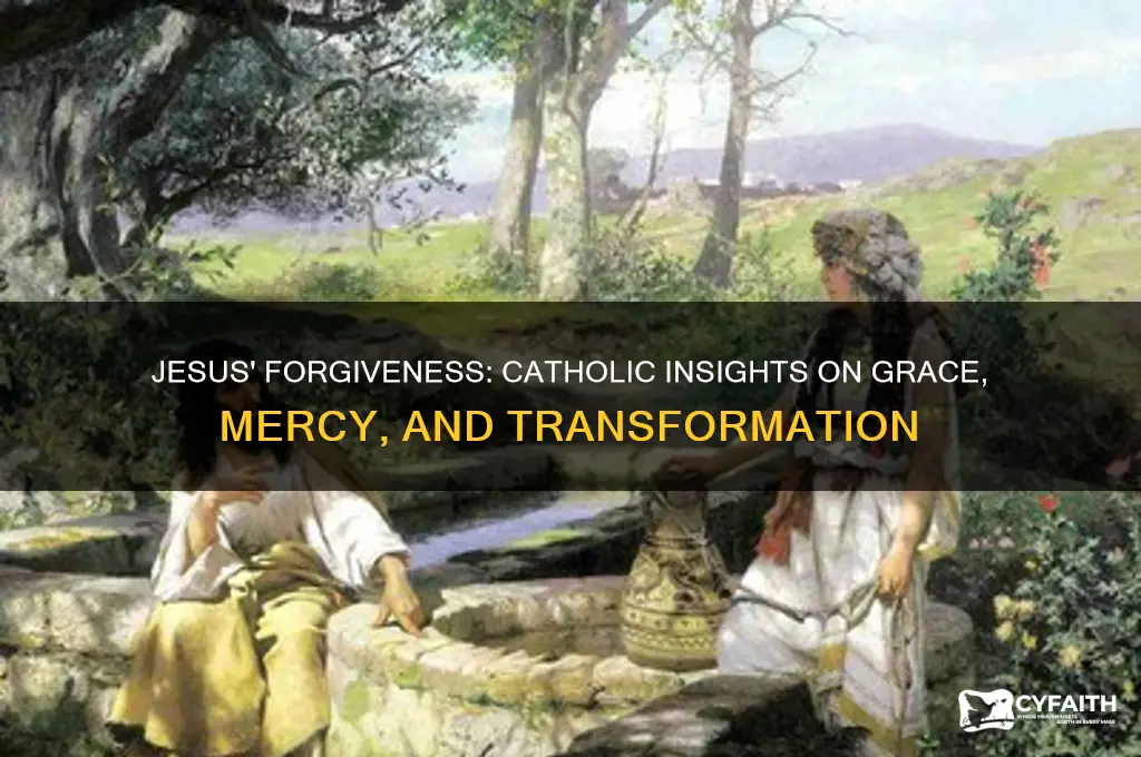 when jesus forgave what else happened catholic