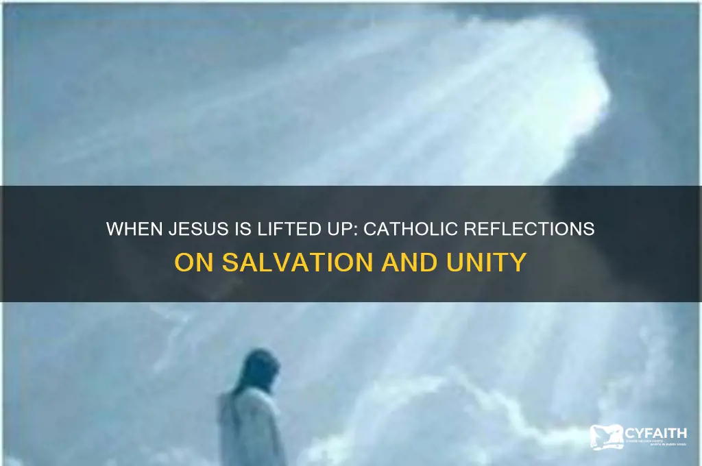 when jesus is lifted up catholic