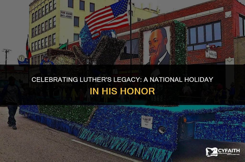 when luthers national holiday