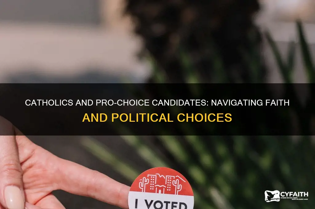 when may catholics vote for pro-choice candidates