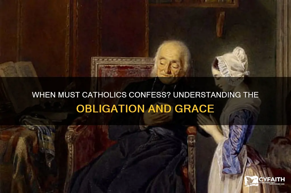 when must a catholic go to confession