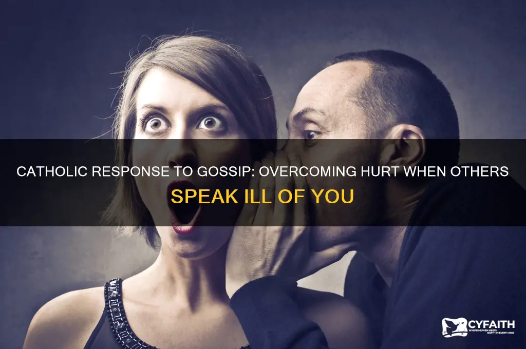 when others speak badly about you catholic